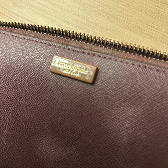 Kate Spade Large Staci Plum Wallet - Picture 9 of 11